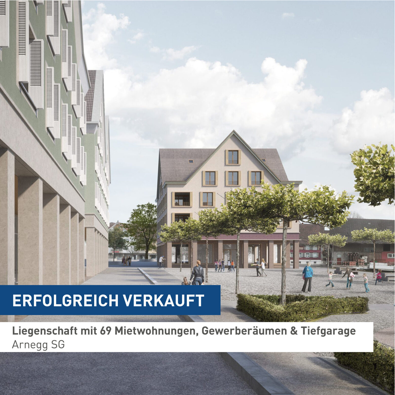 Erfolgreich verkauftes Neubauprojekt in Arnegg (SG)