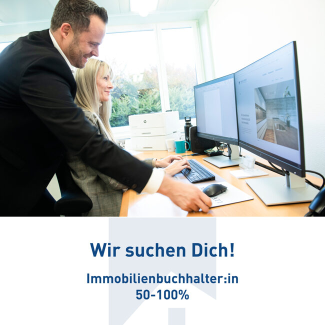 Wir suchen: Immobilienbuchhalter (m/w/d) 50-100%