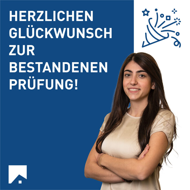 Herzlichen Glückwunsch zur bestandenen Prüfung Giada