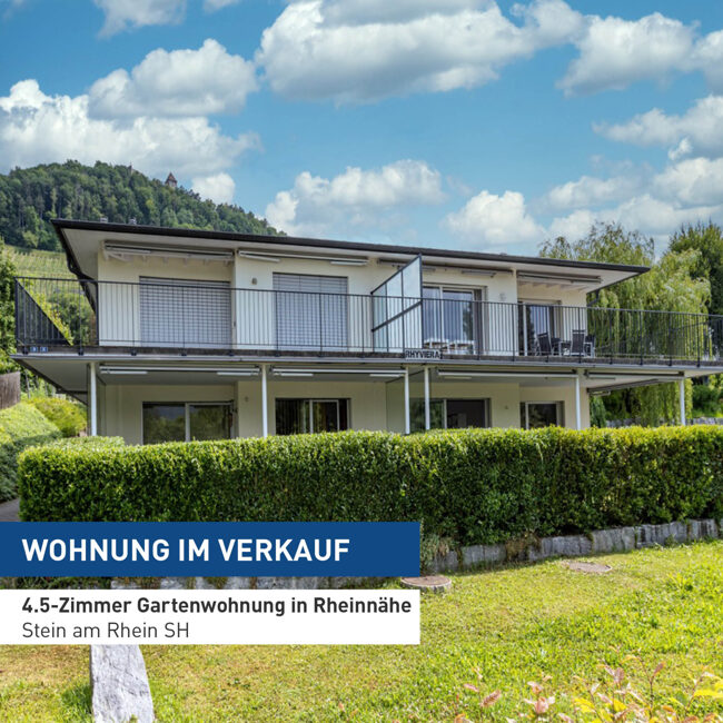 Neu im Verkauf: Gartenwohnung in Rheinnähe