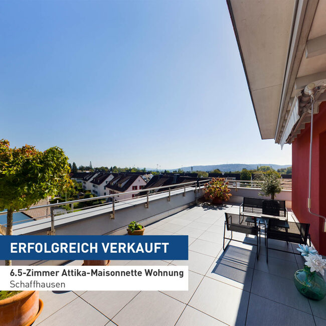 Erfolgreich verkauft: Traumhafte Attika-Maisonette Wohnung