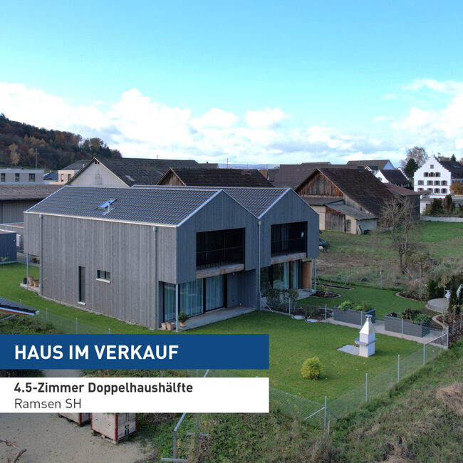 Traumhaftes Eigenheim: Doppelhaushälfte in Ramsen