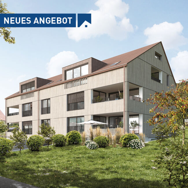 Im Verkauf: Wohnen, wo andere träumen – die exklusiven Eigentumswohnungen «Wolkestei» in Hemishofen (SH)